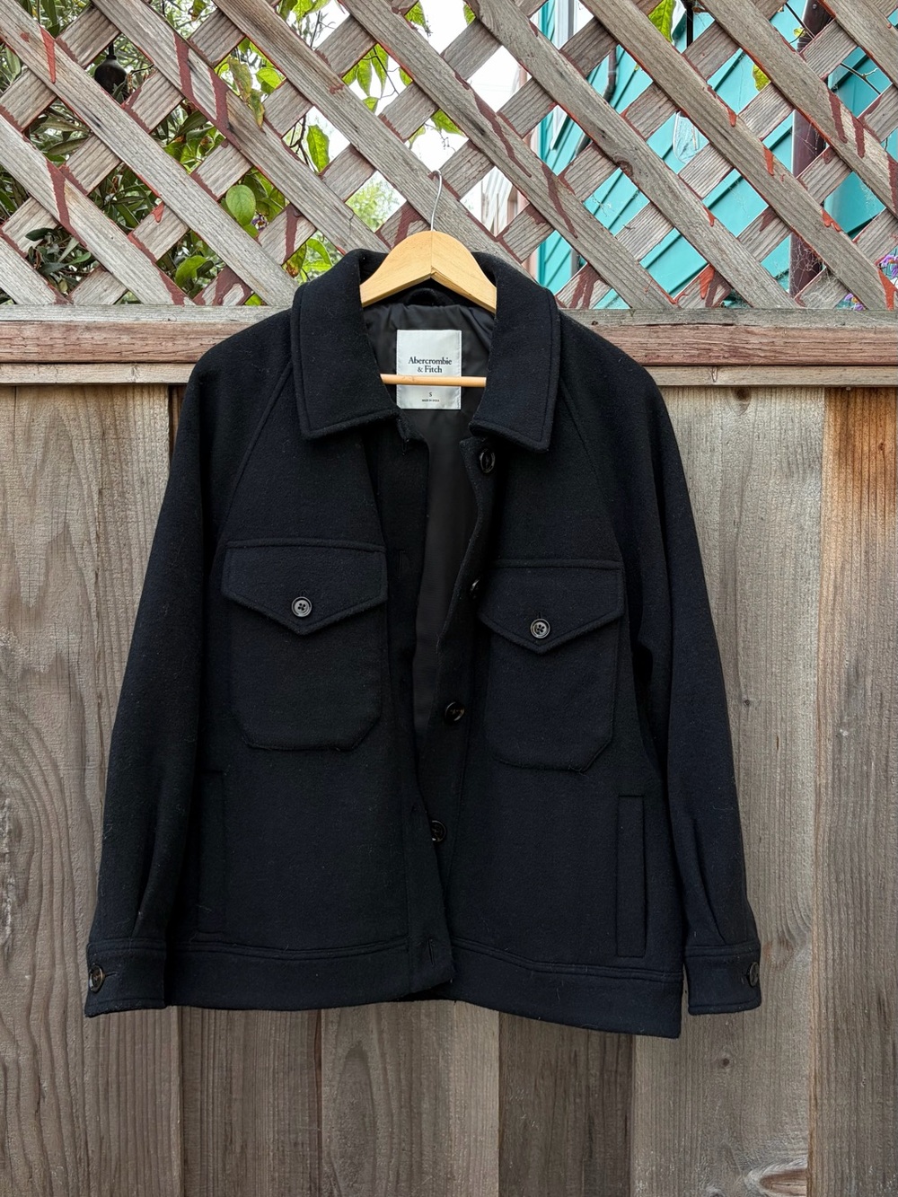 Abercrombie & Fitch Women's Black Utility Jacket